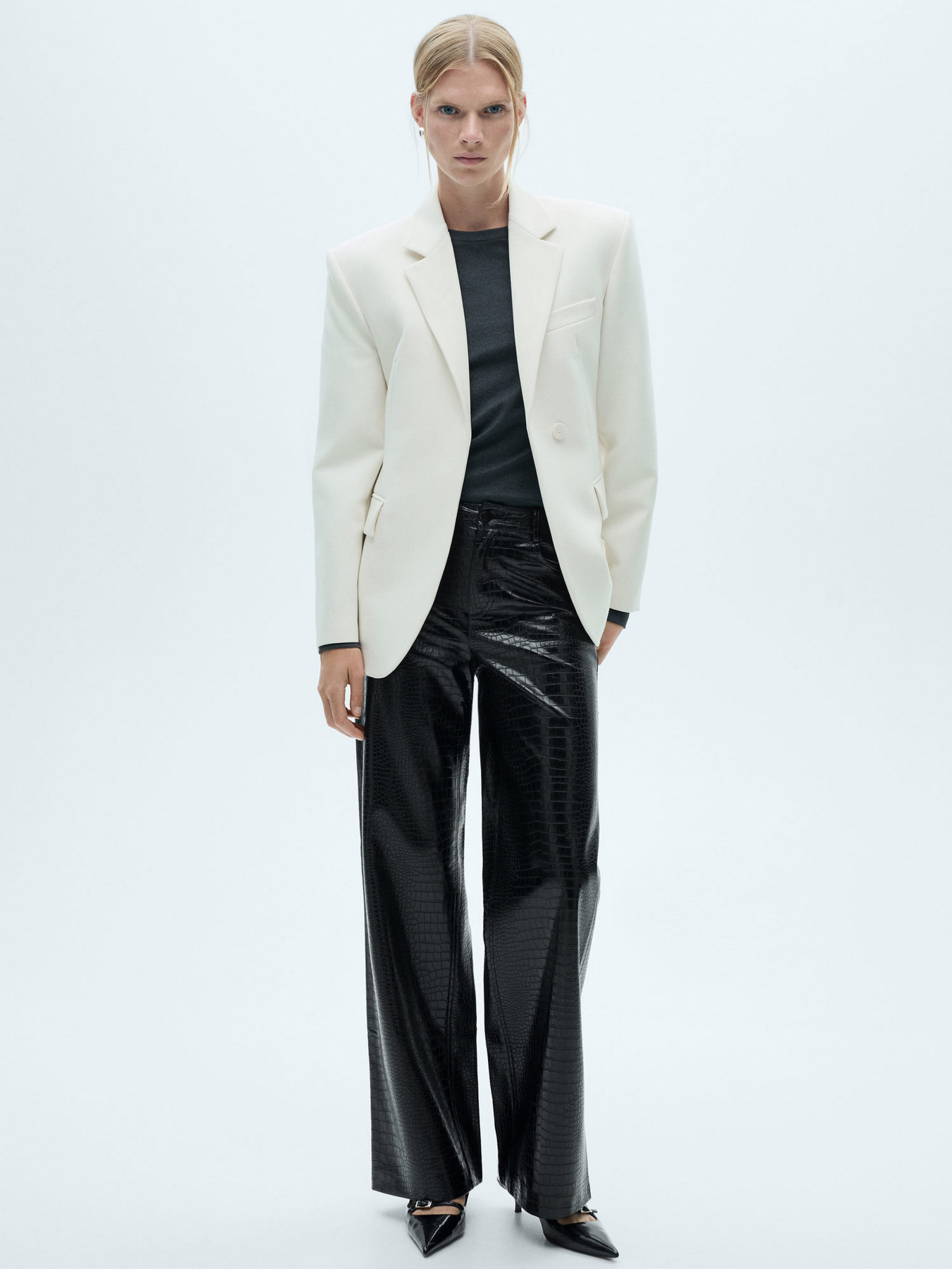 Брюки палаццо MANGO модель 77018269_99 Фото