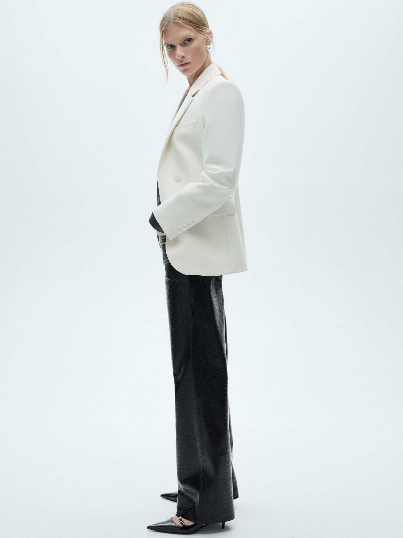 Брюки палаццо MANGO модель 77018269_99 Фото