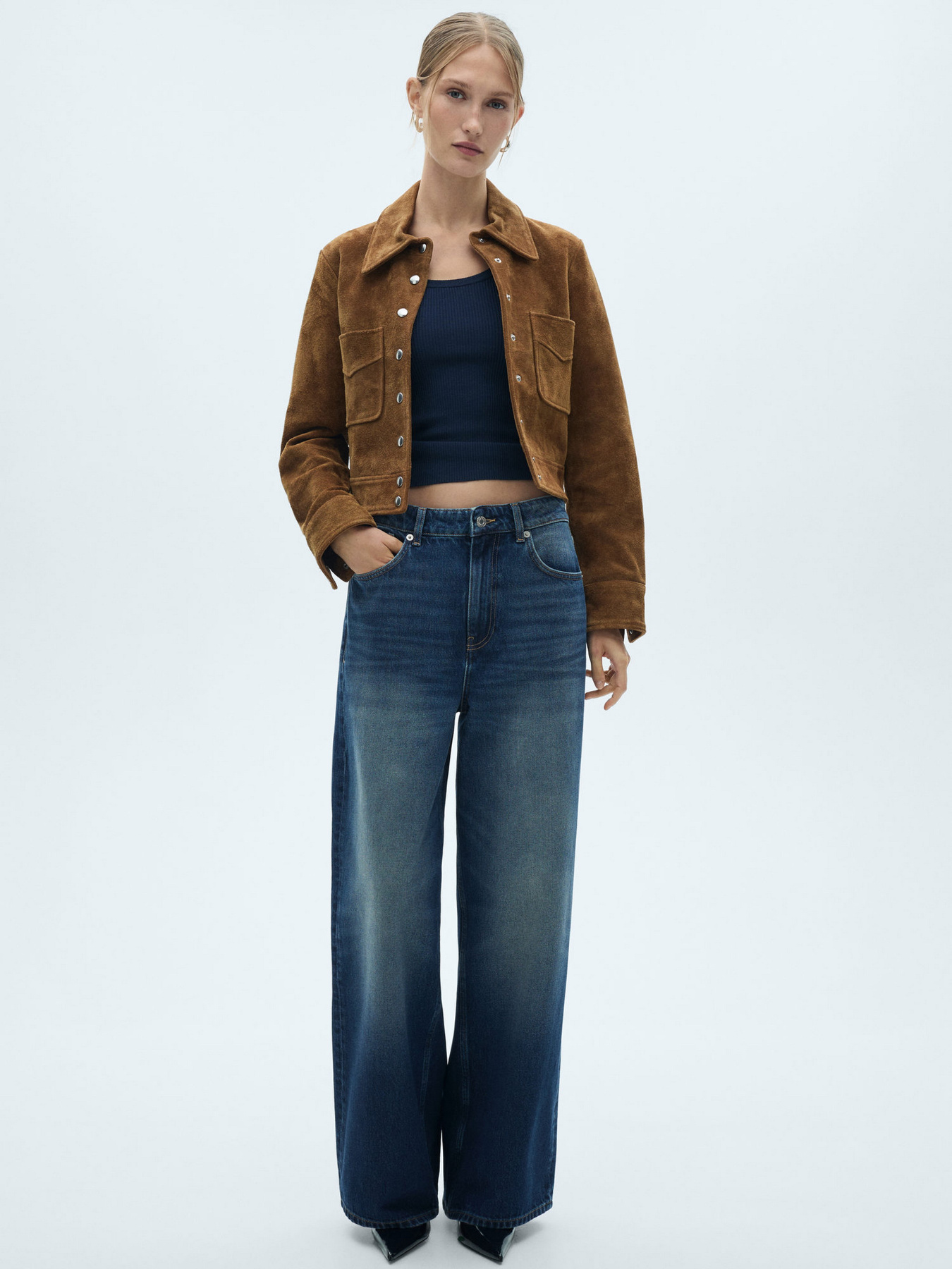 Прямые джинсы MANGO модель 77017716_TO Фото