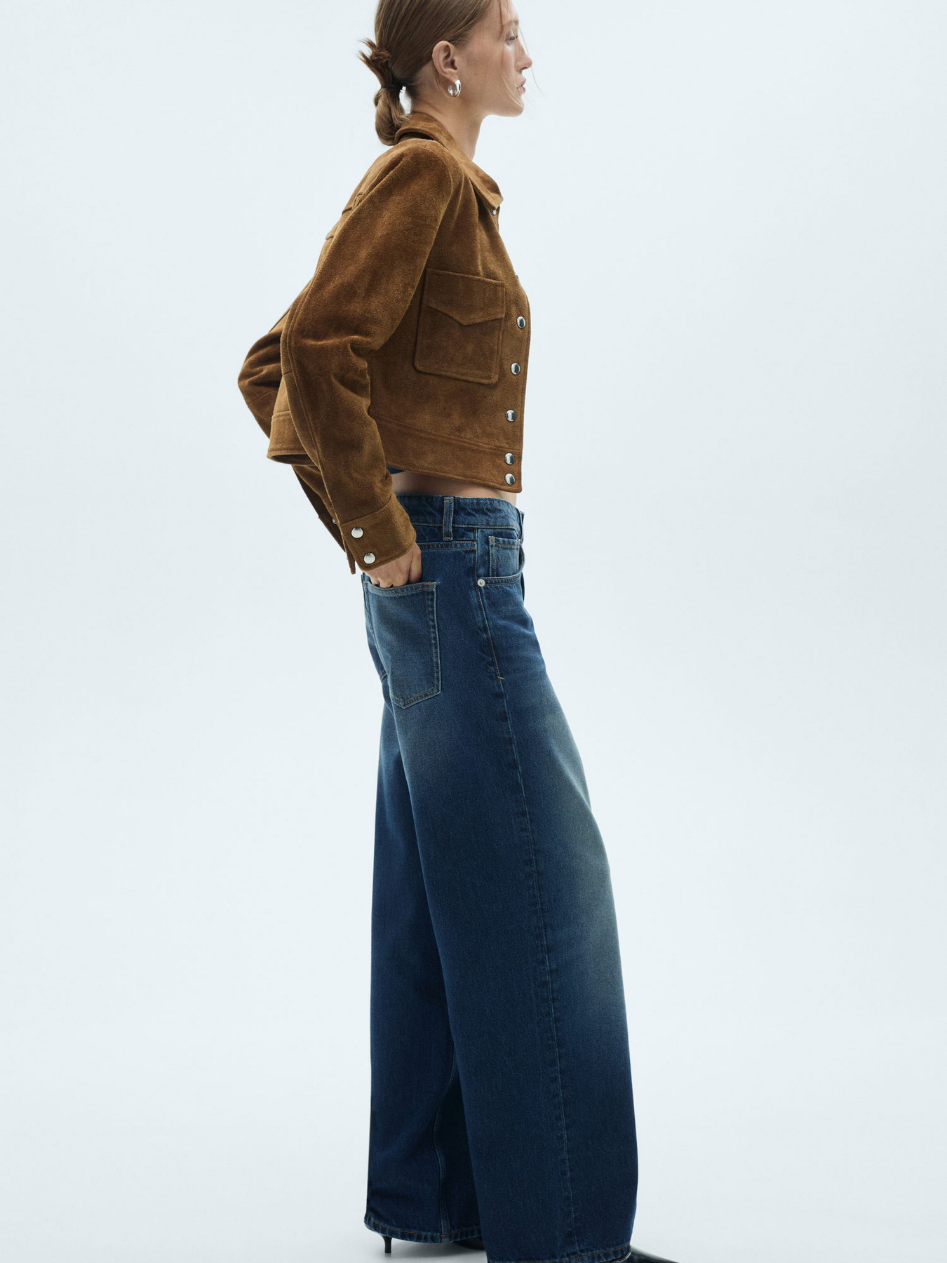 Прямые джинсы MANGO модель 77017716_TO Фото