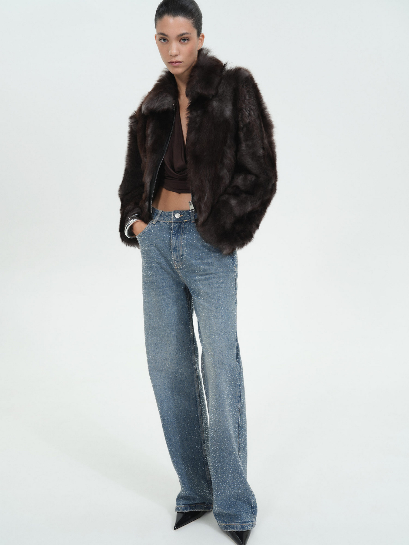 Прямые джинсы MANGO модель 77046355_TM Фото