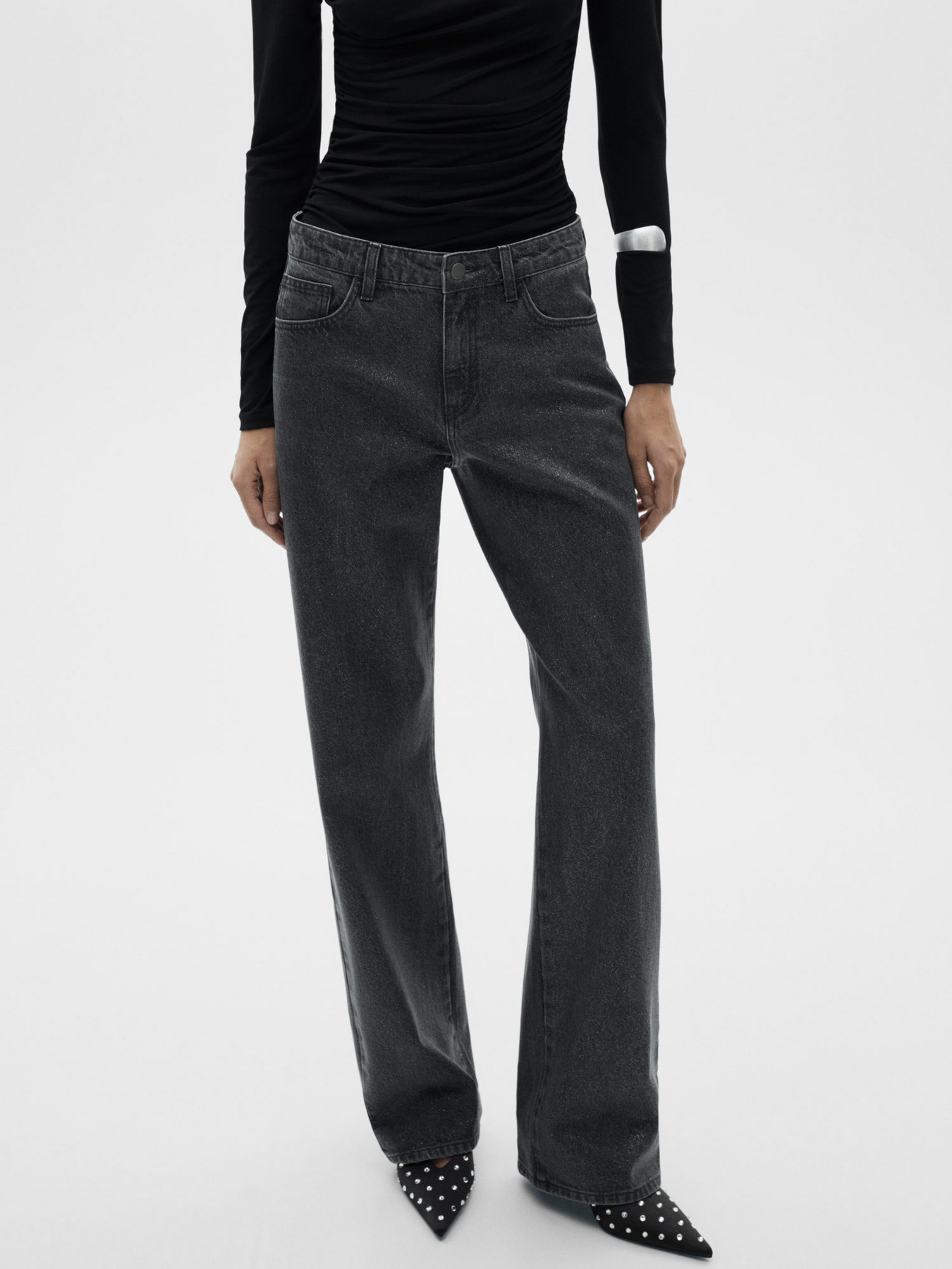 Прямые джинсы MANGO модель 77049074_TN Фото