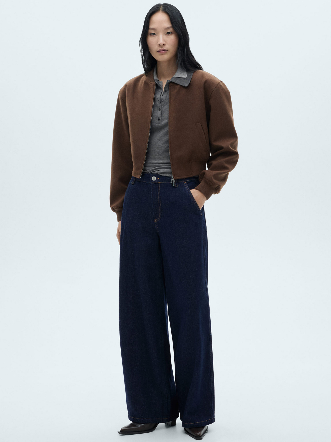 Прямые джинсы MANGO модель 77058285_TS Фото