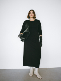 Платье миди MANGO модель 77057694_99 Фото