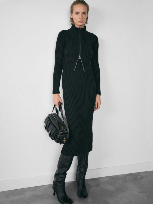 Платье миди MANGO модель 77057712_99 Фото