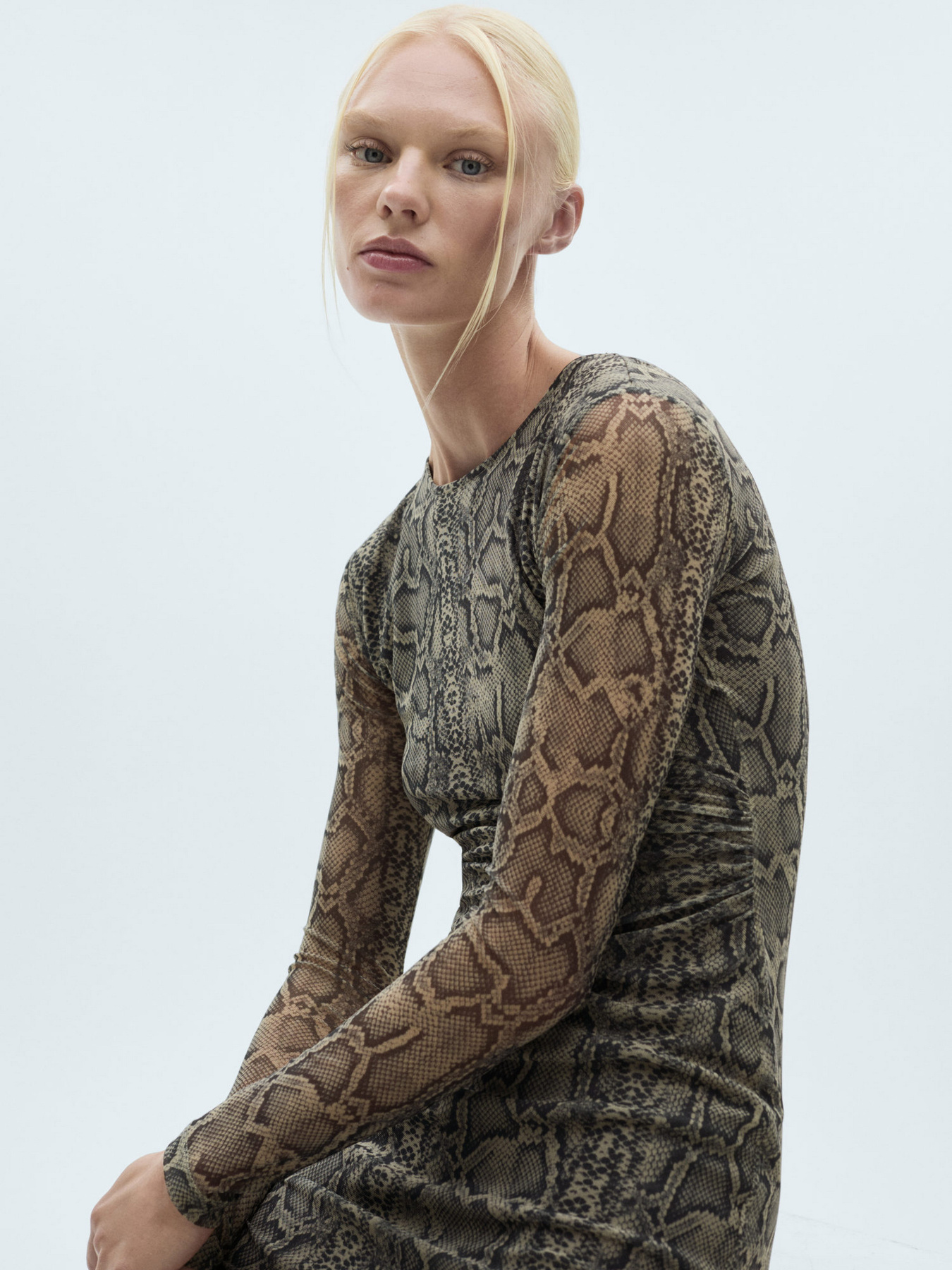 Сукня міді MANGO модель 77067677_92 Фото