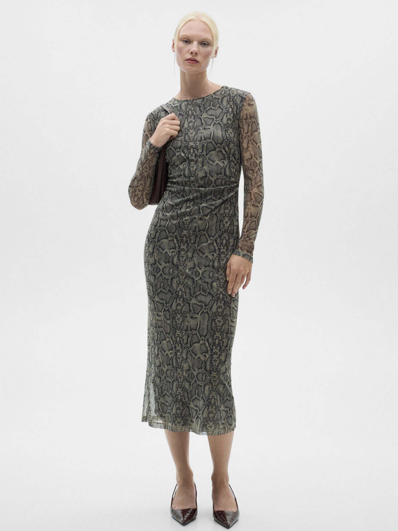 Сукня міді MANGO модель 77067677_92 Фото