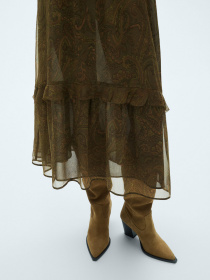 Платье миди MANGO модель 77077685_38 Фото