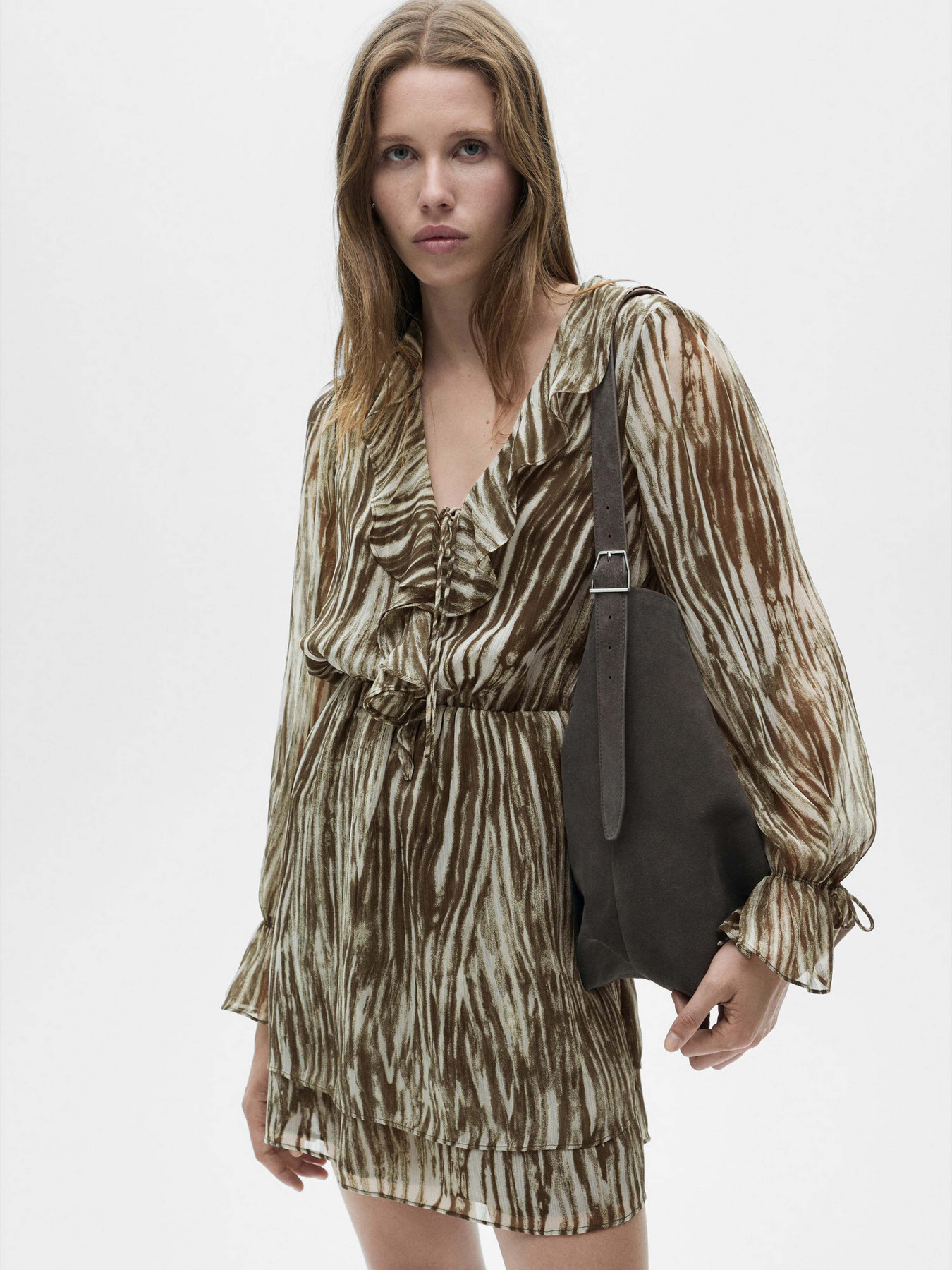 Платье мини MANGO модель 77037686_43 Фото