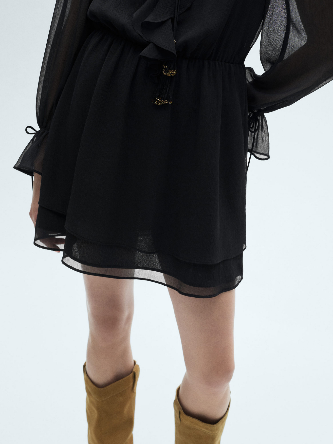 Платье мини MANGO модель 77067685_99 Фото