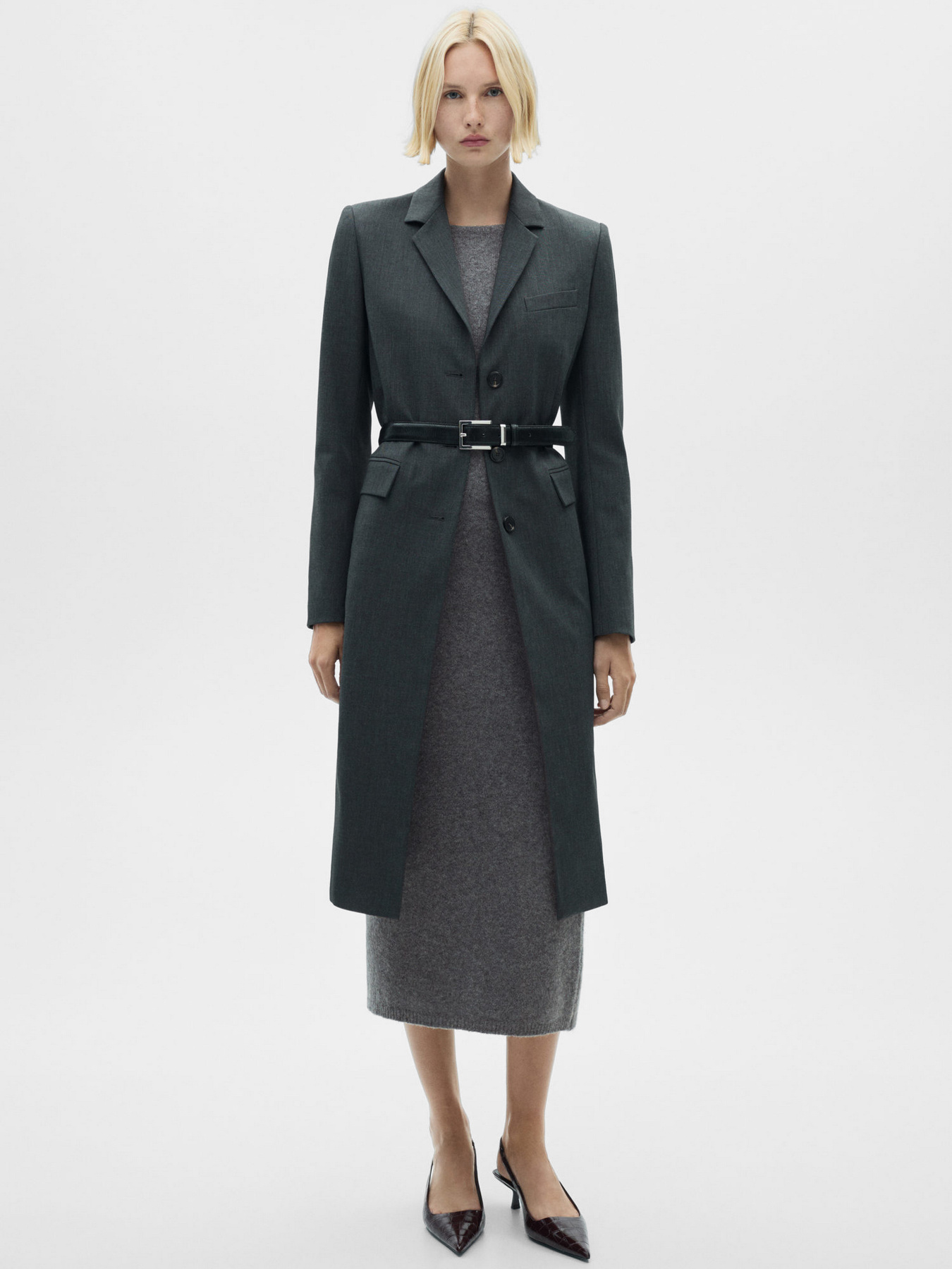 Сукня міді MANGO модель 77097678_94 Фото