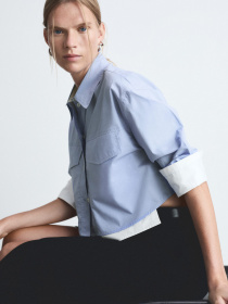 Рубашка повседневная MANGO модель 77005652_50 Рубашка повседневная MANGO модель 77005652_50 Фото