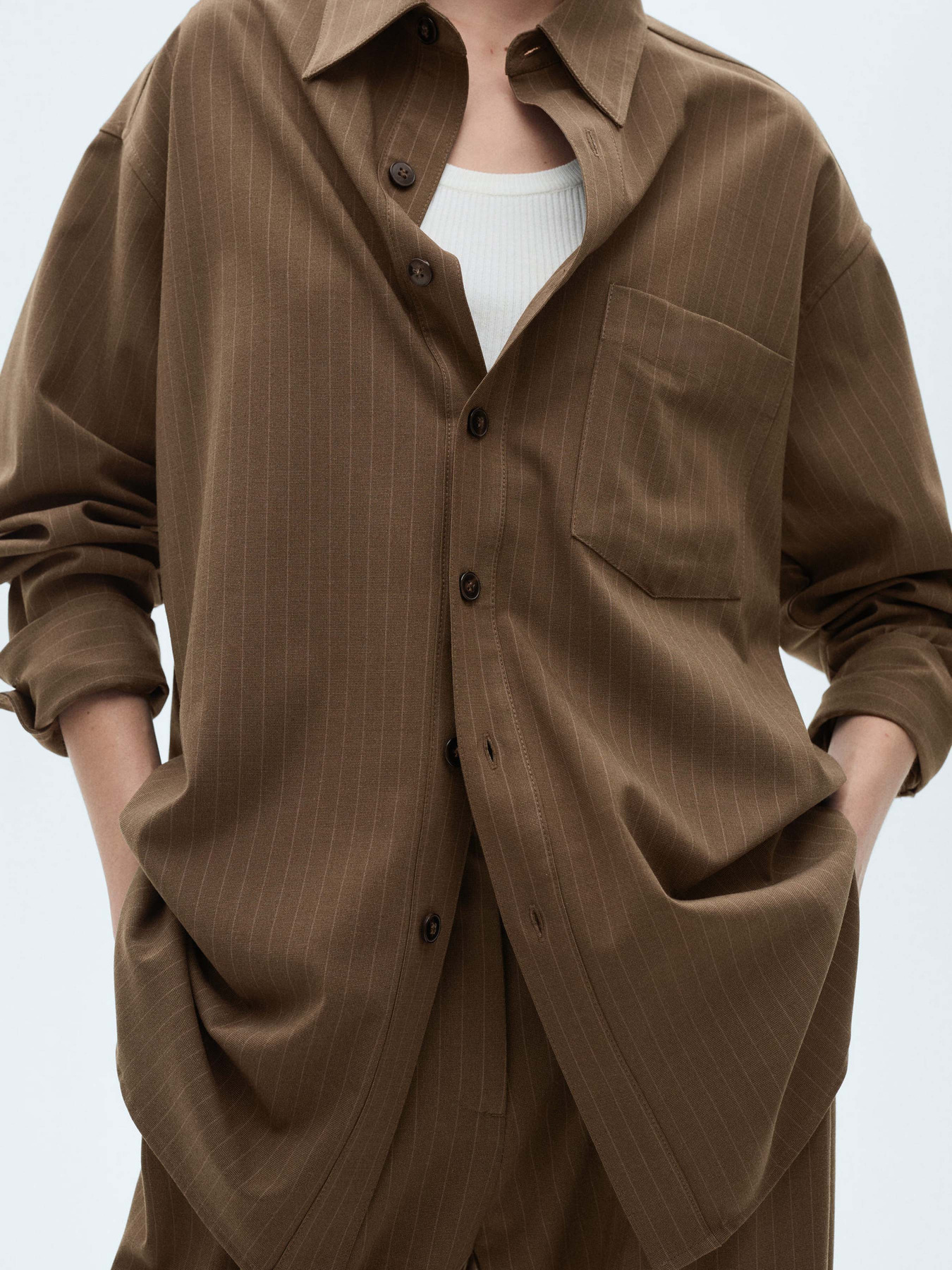 Рубашка повседневная MANGO модель 77077715_36 Фото