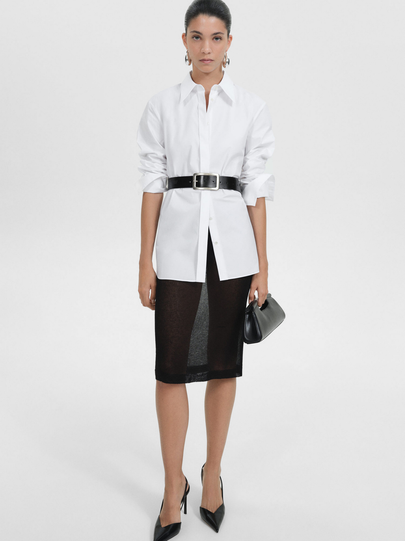 Рубашка MANGO модель 77099073_2 Фото