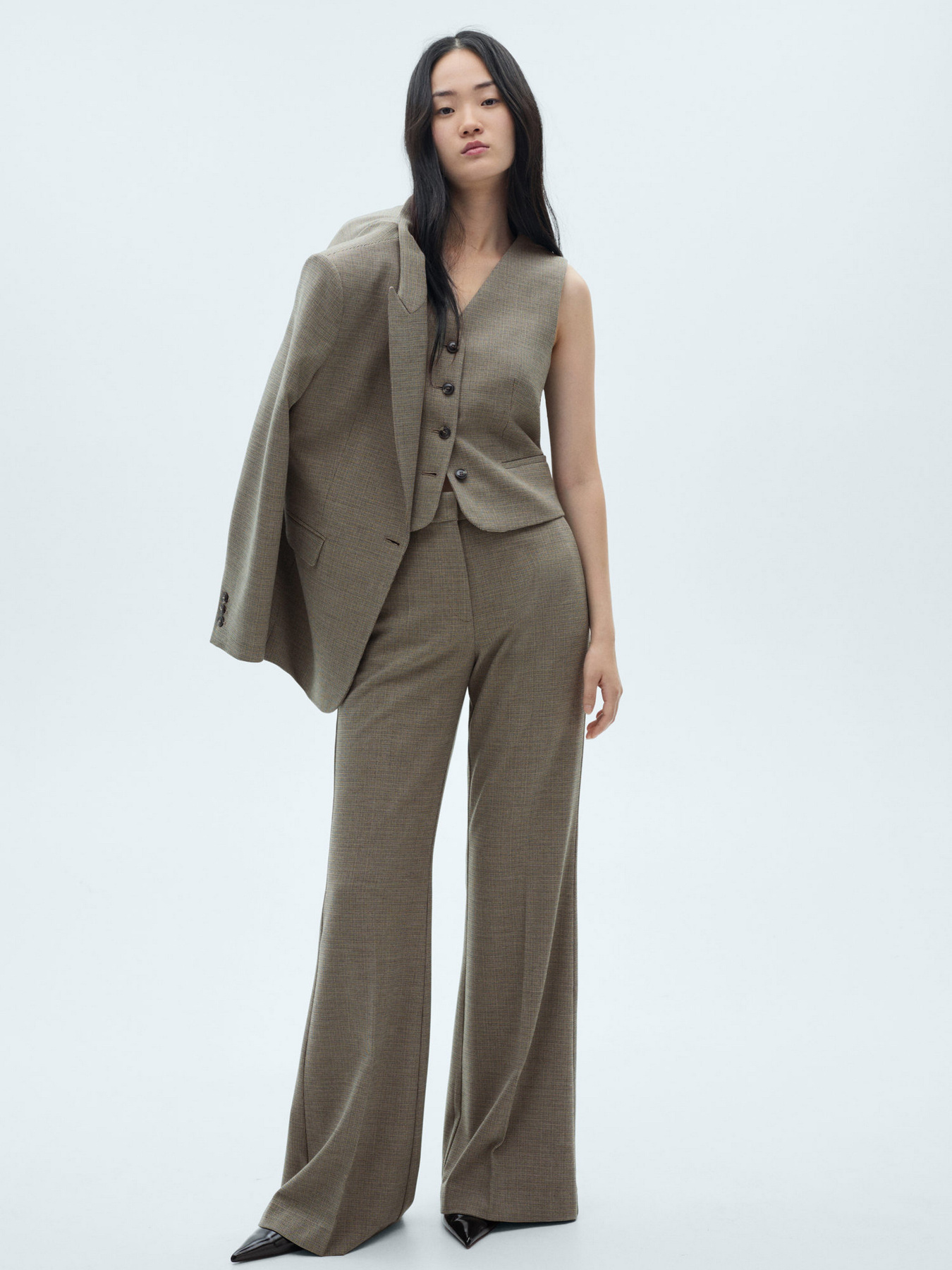 Класичний жилет MANGO модель 77066724_37 Фото