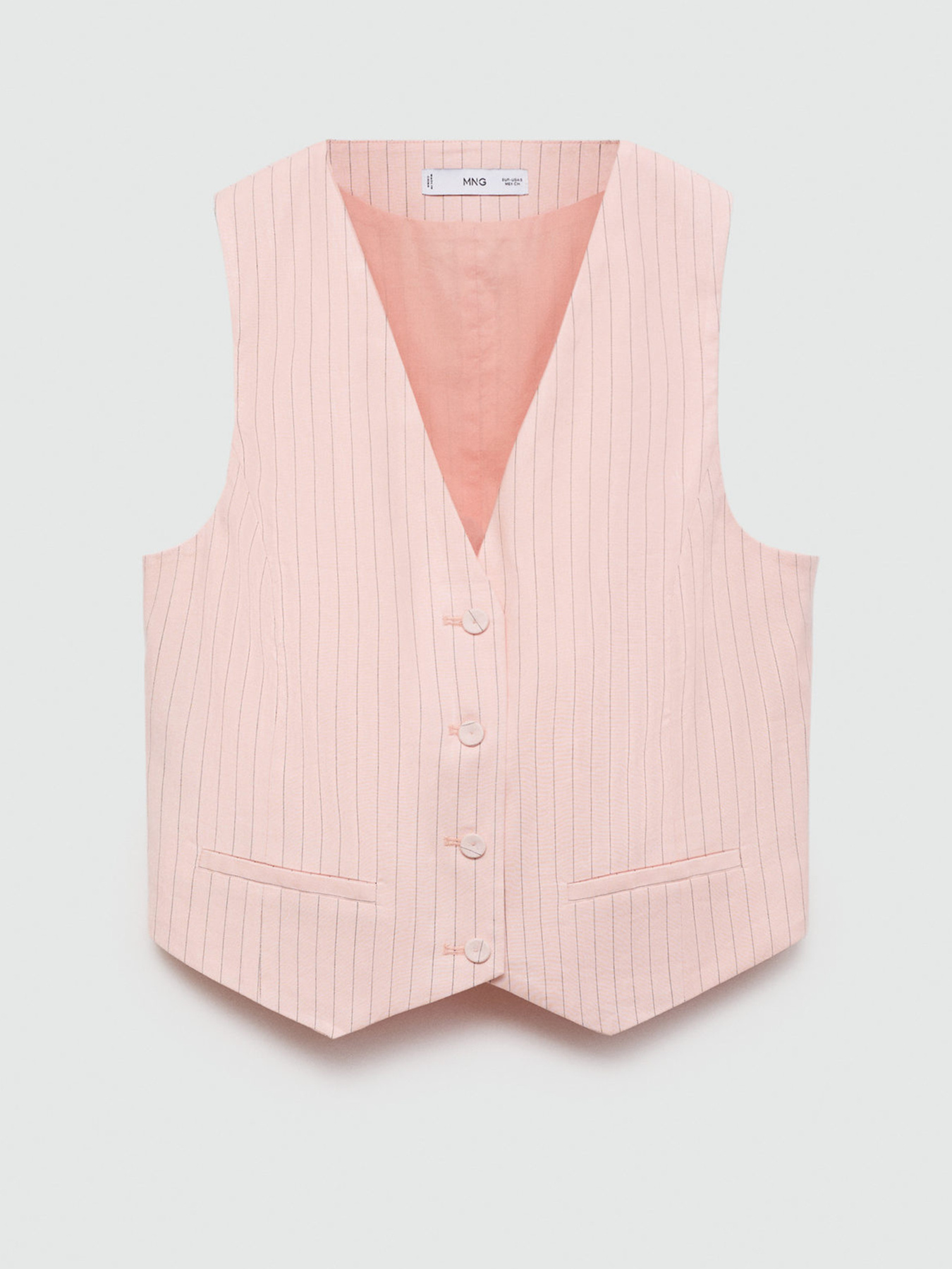 Классический жилет MANGO модель 77073264_81 Фото