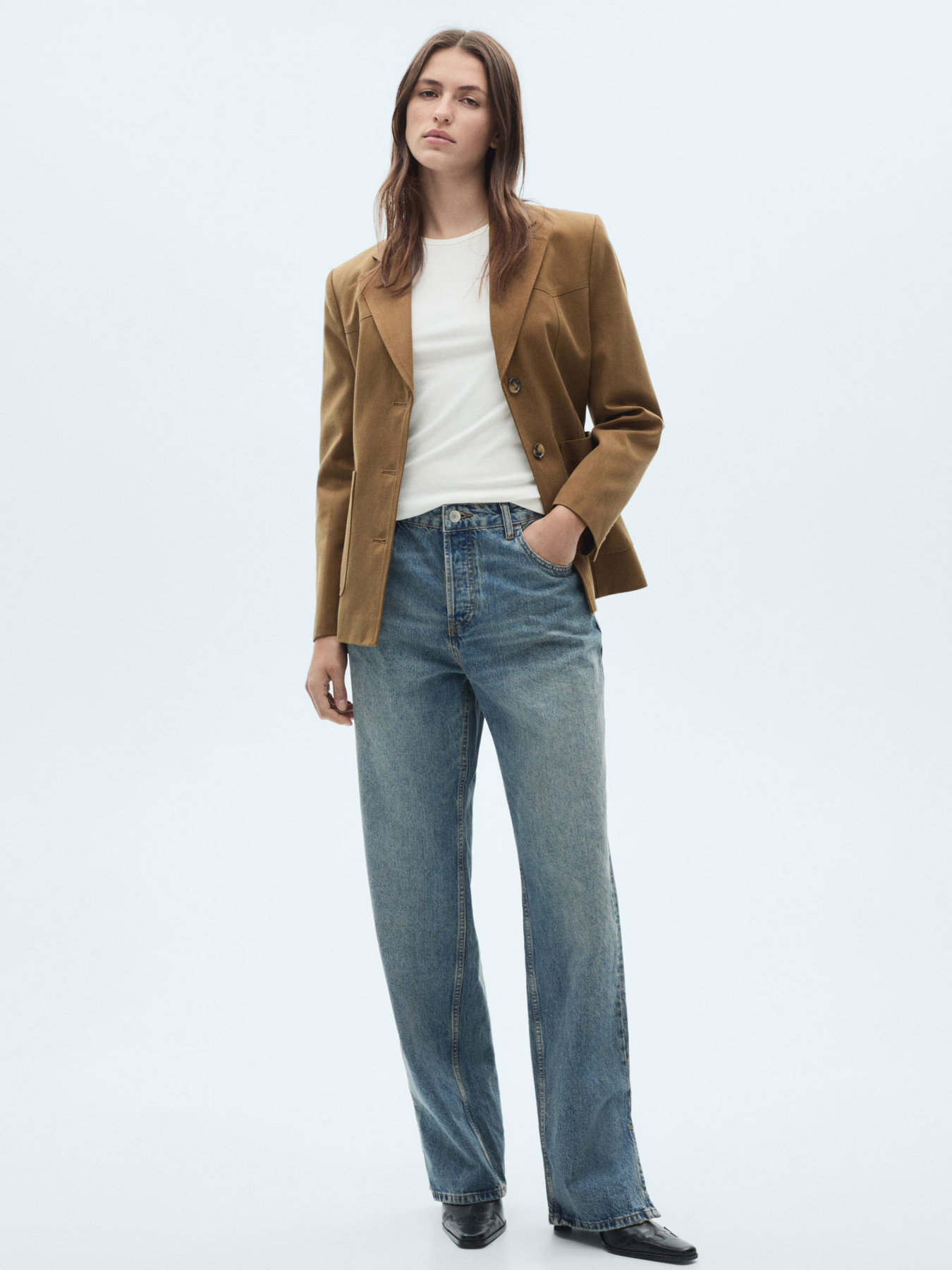 Пиджак MANGO модель 77078269_9 Фото