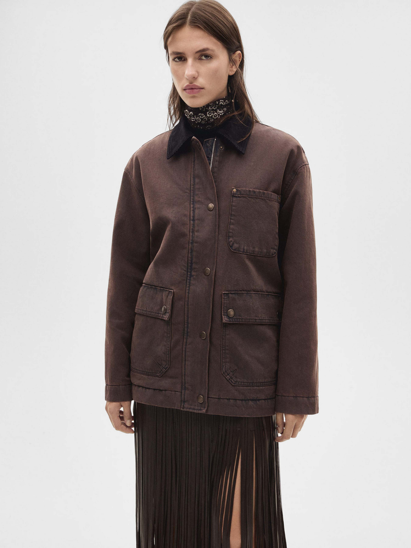 Демісезонна куртка MANGO модель 77047116_77 Фото