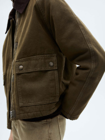 Демісезонна куртка MANGO модель 77057115_37 Фото