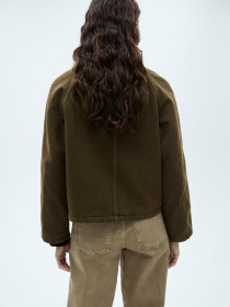 Демісезонна куртка MANGO модель 77057115_37 Фото