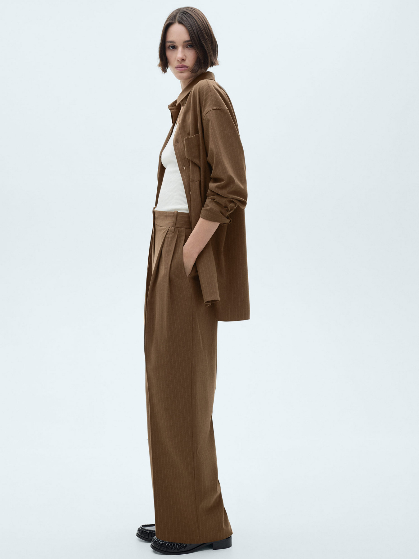 Брюки классические MANGO модель 77087715_36 Фото