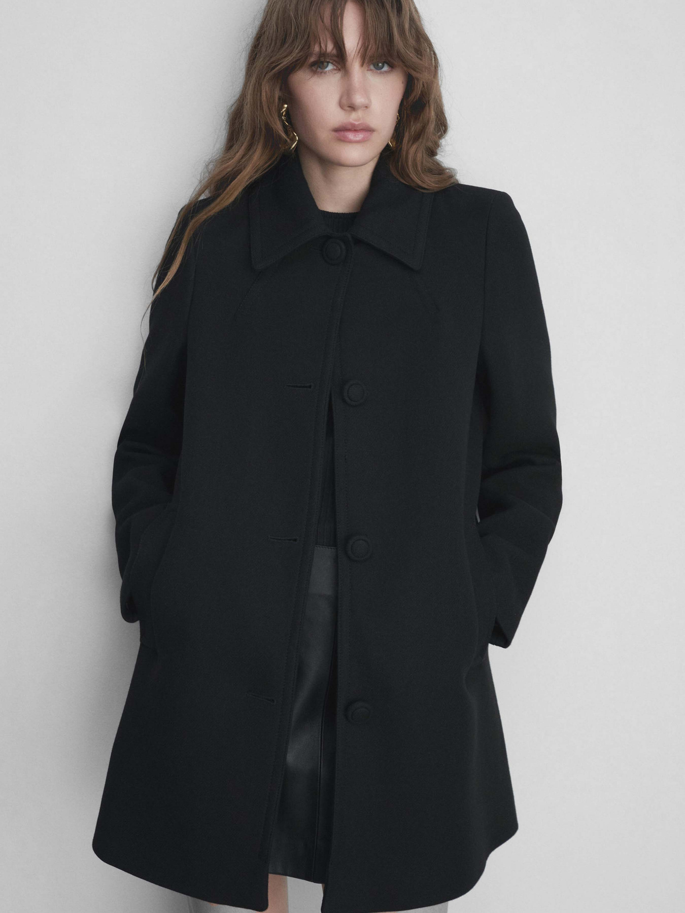 Пальто MANGO модель 77045672_99 Фото