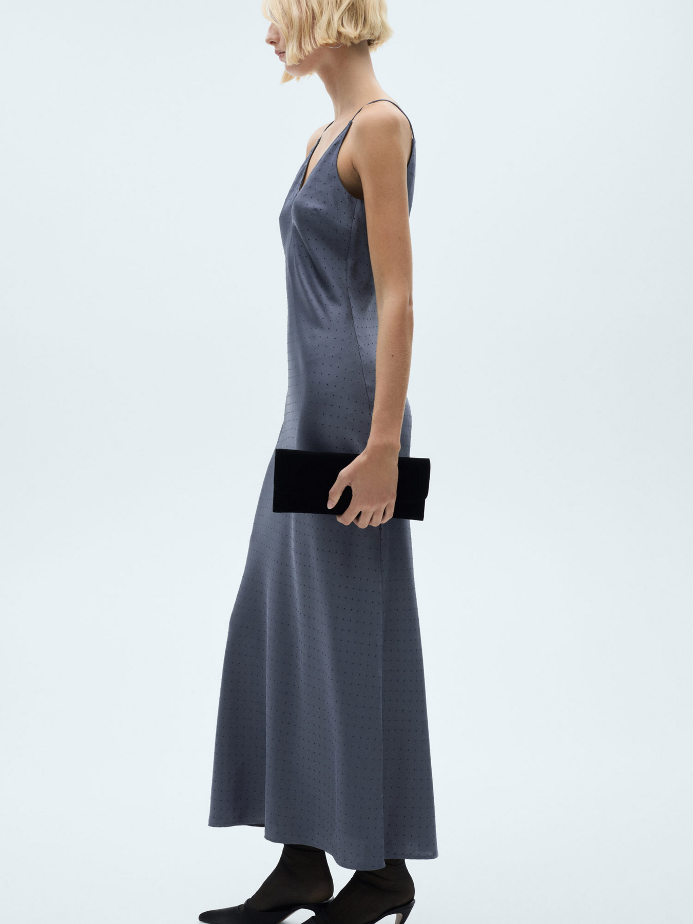 Платье миди MANGO модель 77039057_TG Фото