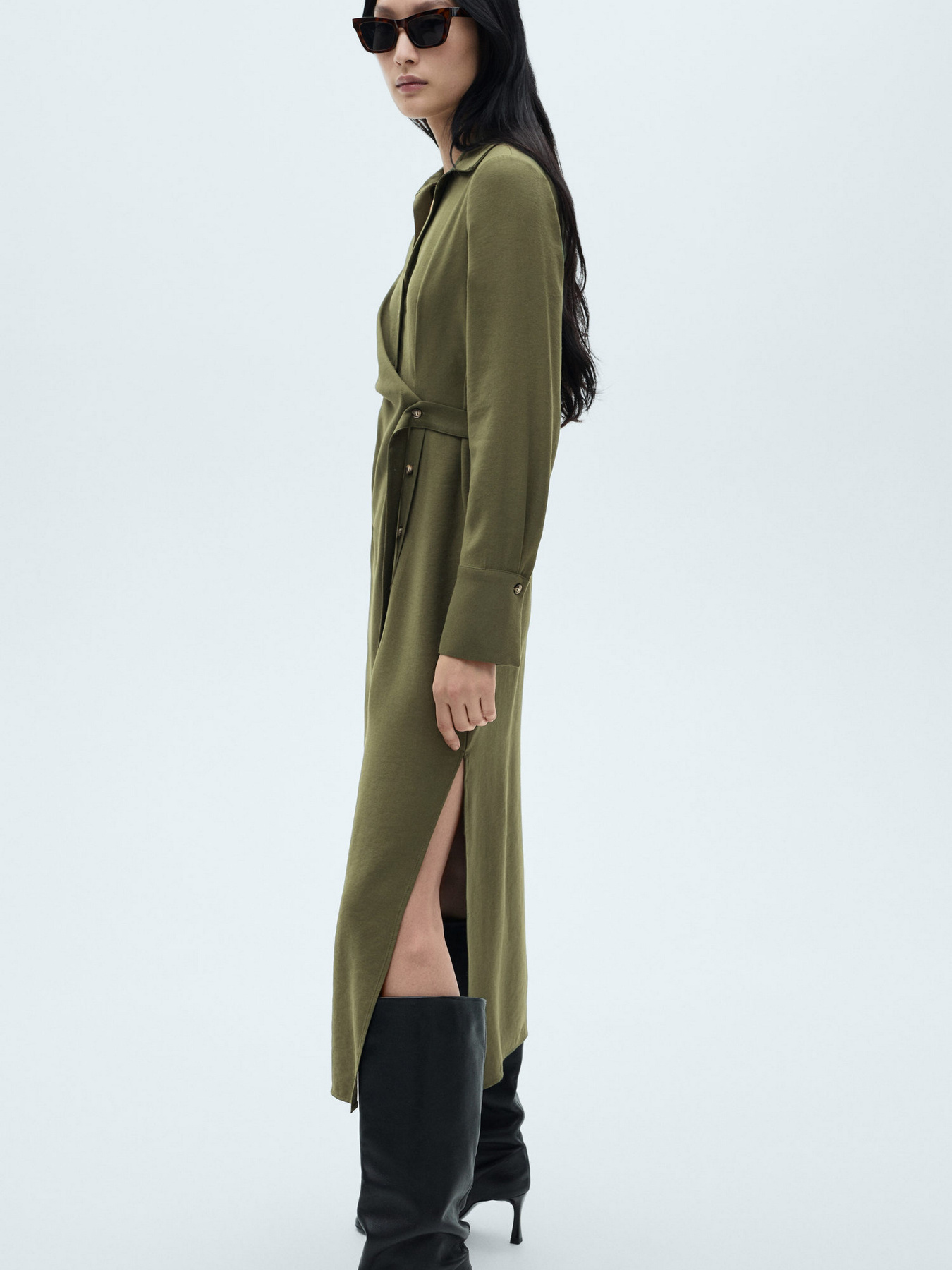 Платье миди MANGO модель 77079070_43 Фото