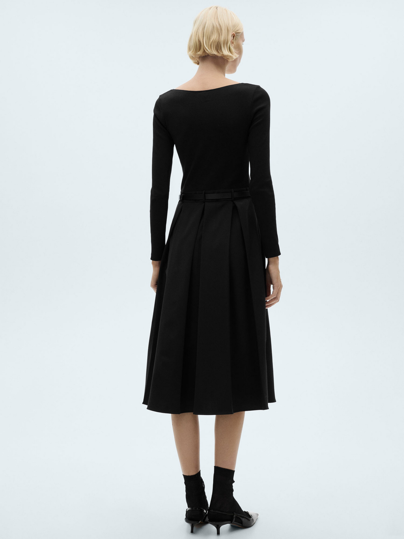 Платье миди MANGO модель 77098285_99 Фото