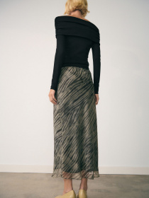 Юбка миди MANGO модель 77067675_43 Фото