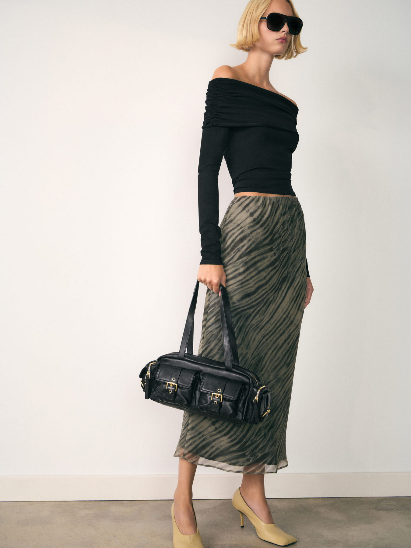 Юбка миди MANGO модель 77067675_43 Юбка миди MANGO модель 77067675_43 Фото