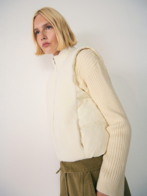 Жилет с утеплителем MANGO модель 77087662_5 Фото