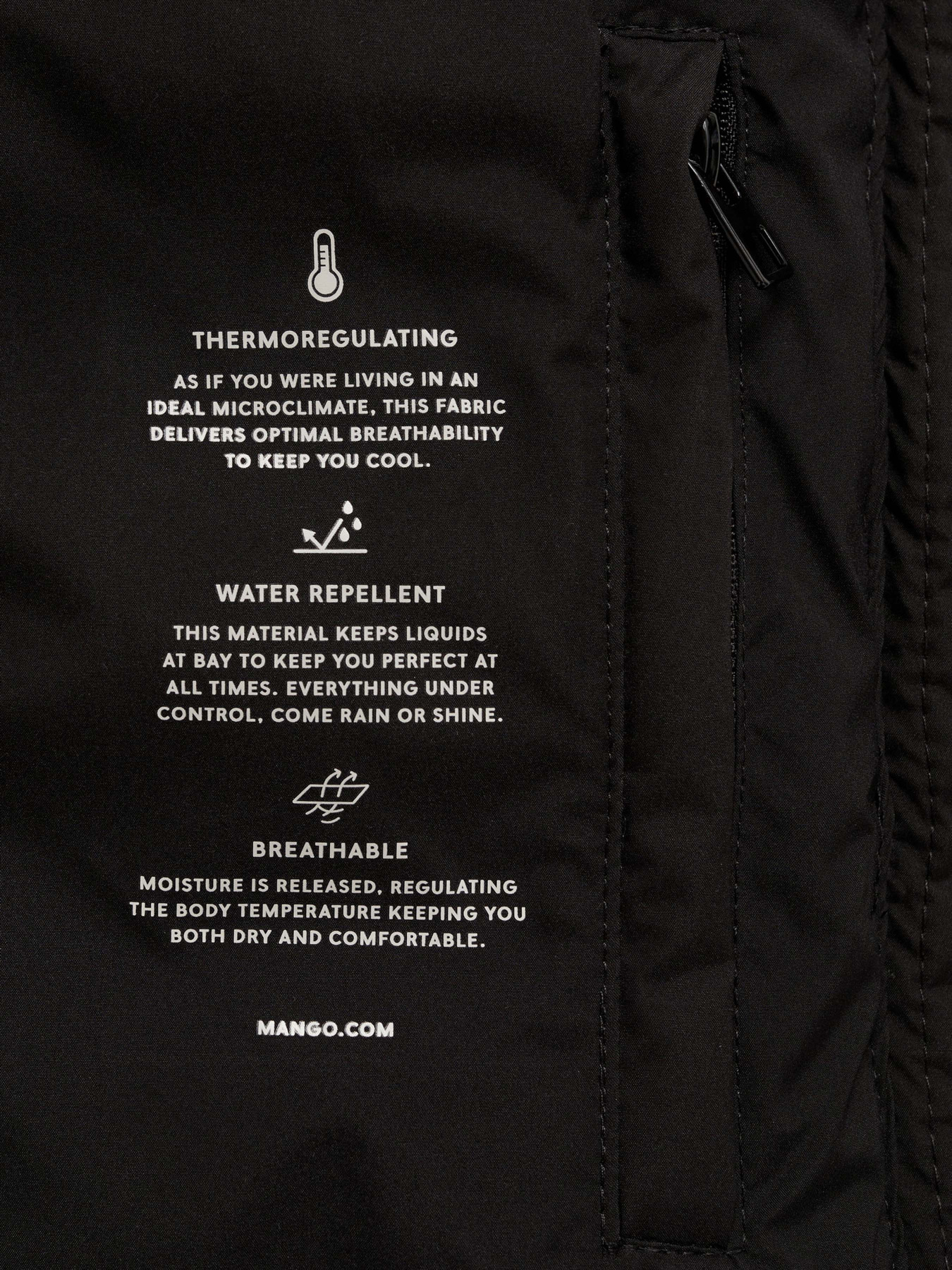 Зимняя куртка MANGO модель 87010346_99 Фото