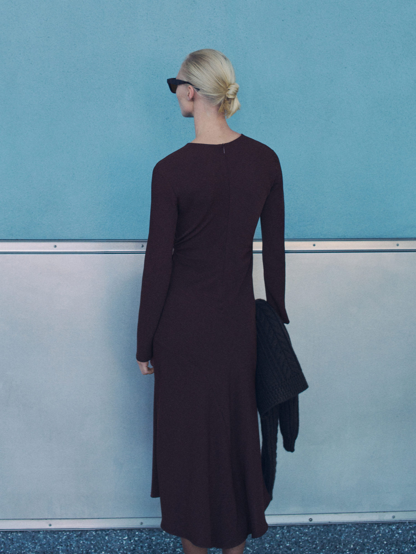 Платье миди MANGO модель 87070609_30 Фото