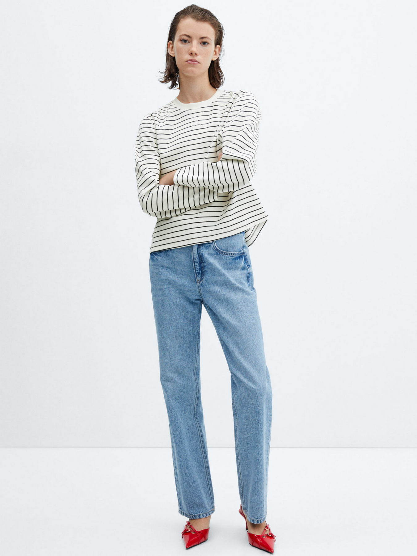 Лонгслів MANGO Piraya модель 57096712_52 Фото