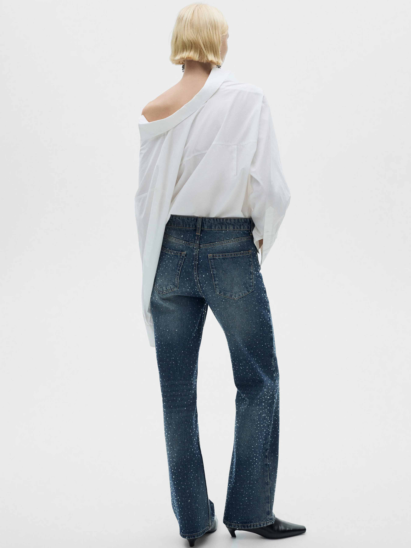 Прямые джинсы MANGO модель 77049067_TO Фото