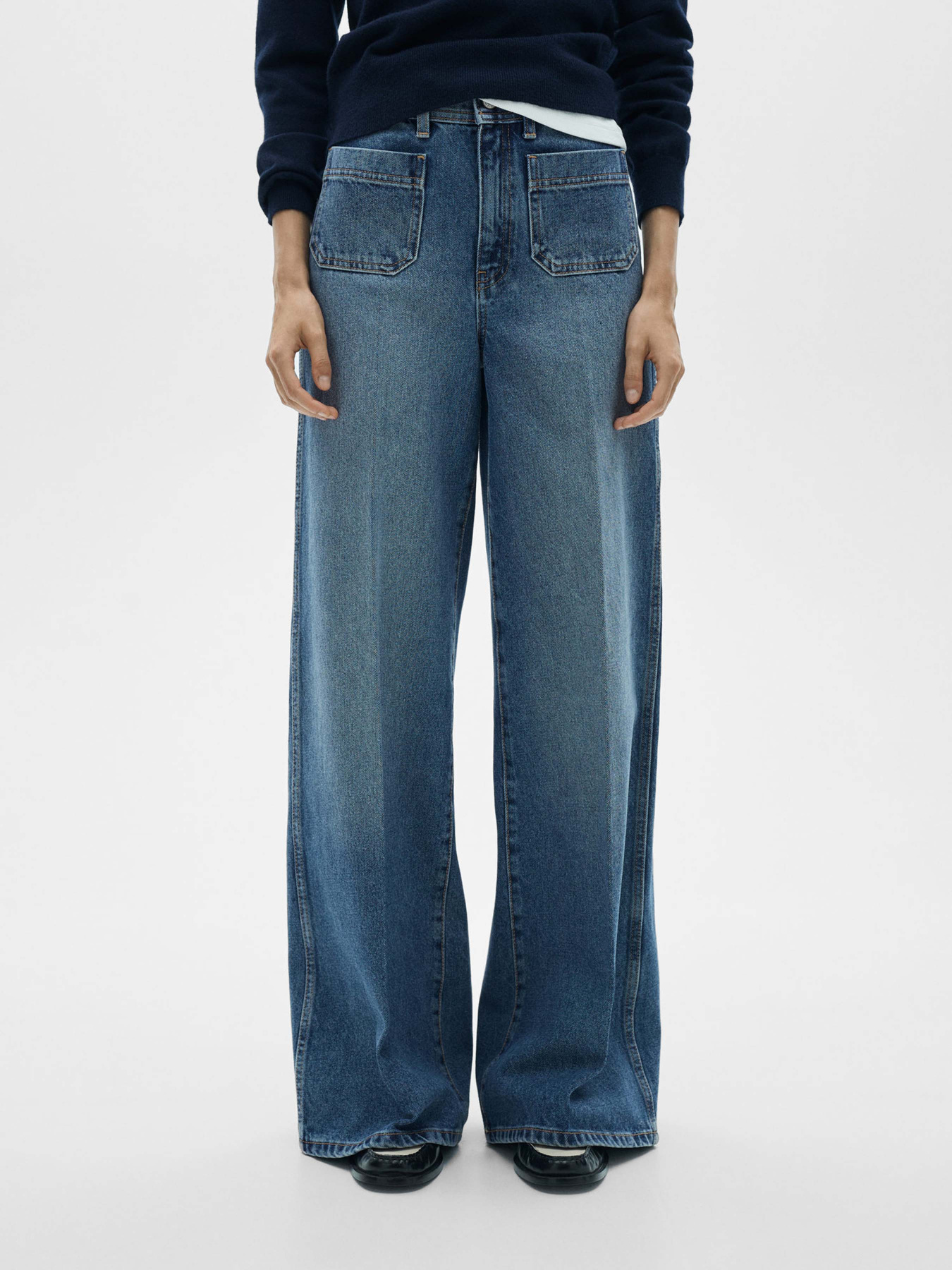 Прямые джинсы MANGO модель 77067645_DI Фото