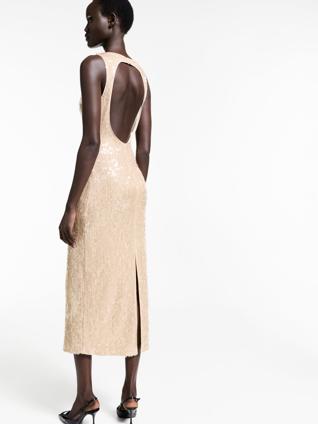 Платье миди MANGO модель 77099061_OR Фото