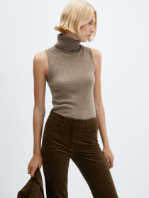 Брюки повседневные MANGO Malibu модель 57067727_37 Фото