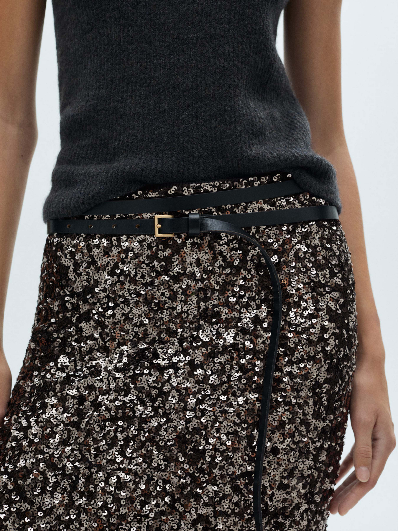 Юбка миди MANGO модель 77069060_95 Фото