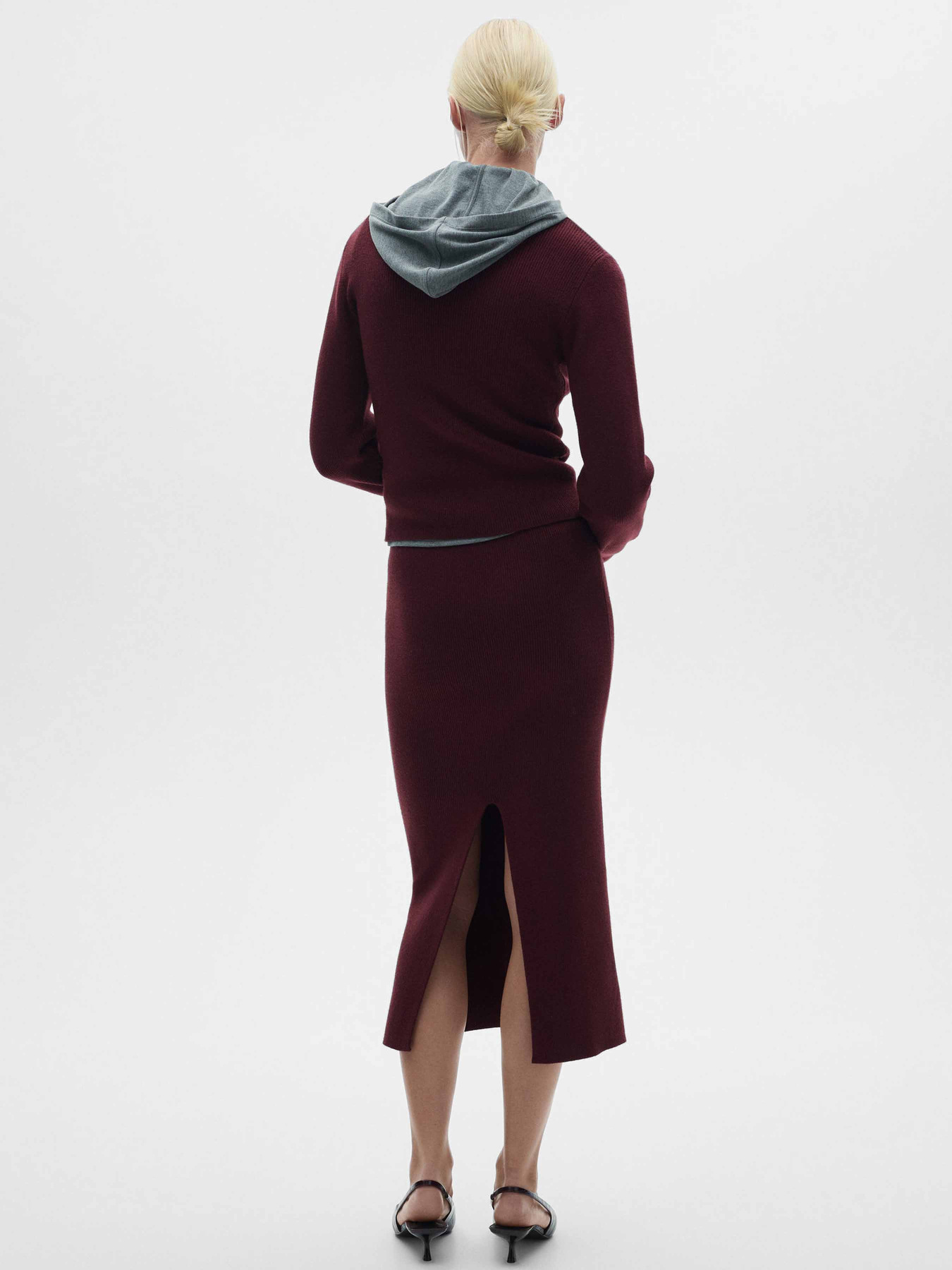 Юбка миди MANGO модель 77098275_77 Фото