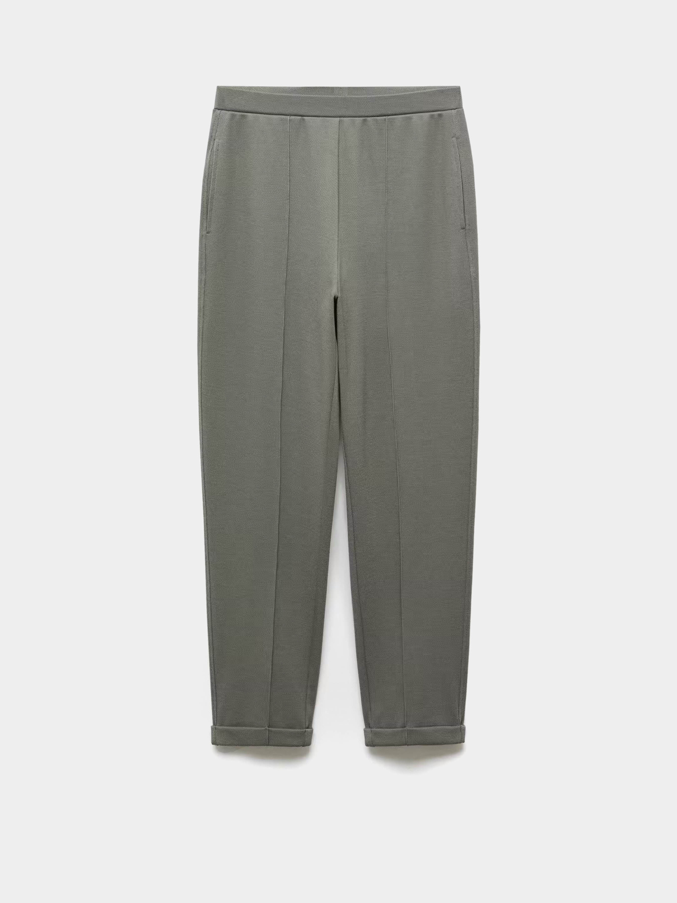 Брюки повседневные MANGO Pique модель 57064404_92 Фото