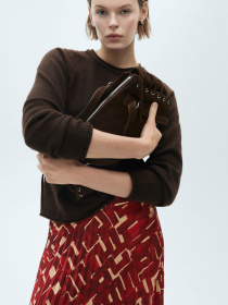 Спідниця міді MANGO модель 77075674_76 Фото