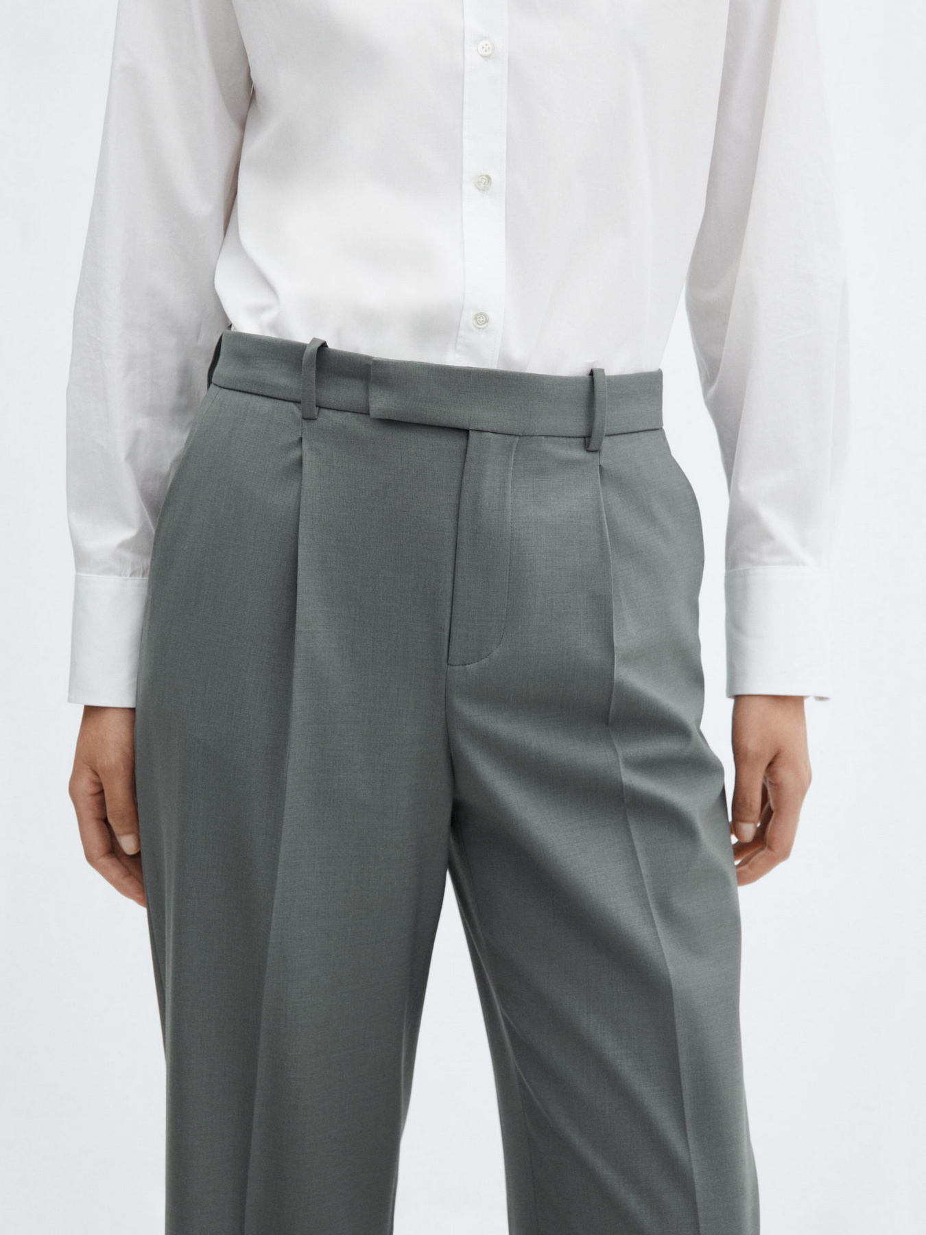 Класичні штани MANGO Tamara модель 57077761_92 Фото