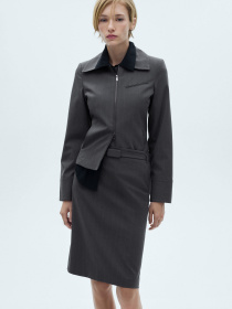 Спідниця міді MANGO модель 77095649_92 Фото