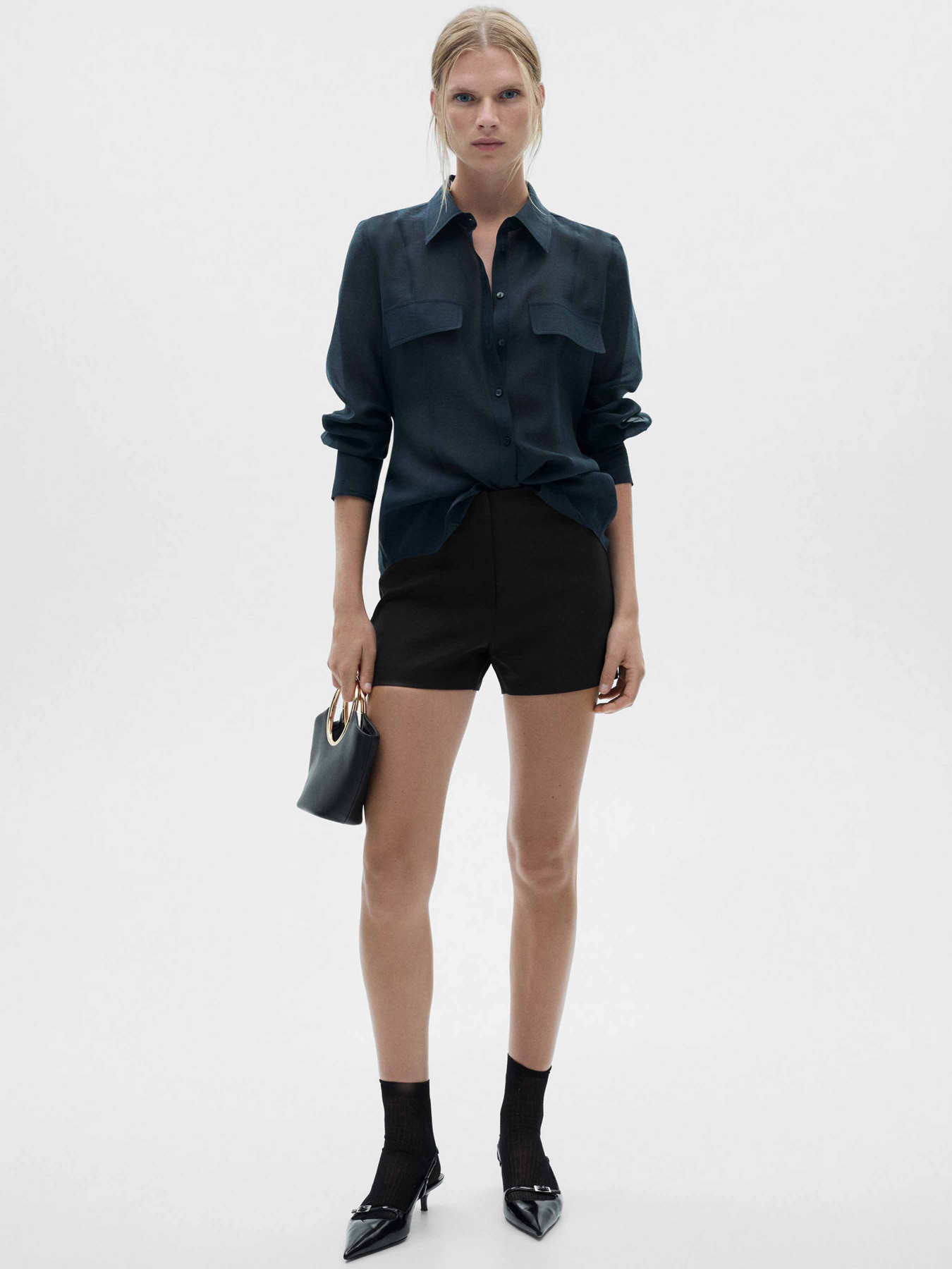 Шорты MANGO модель 77099235_99 Фото