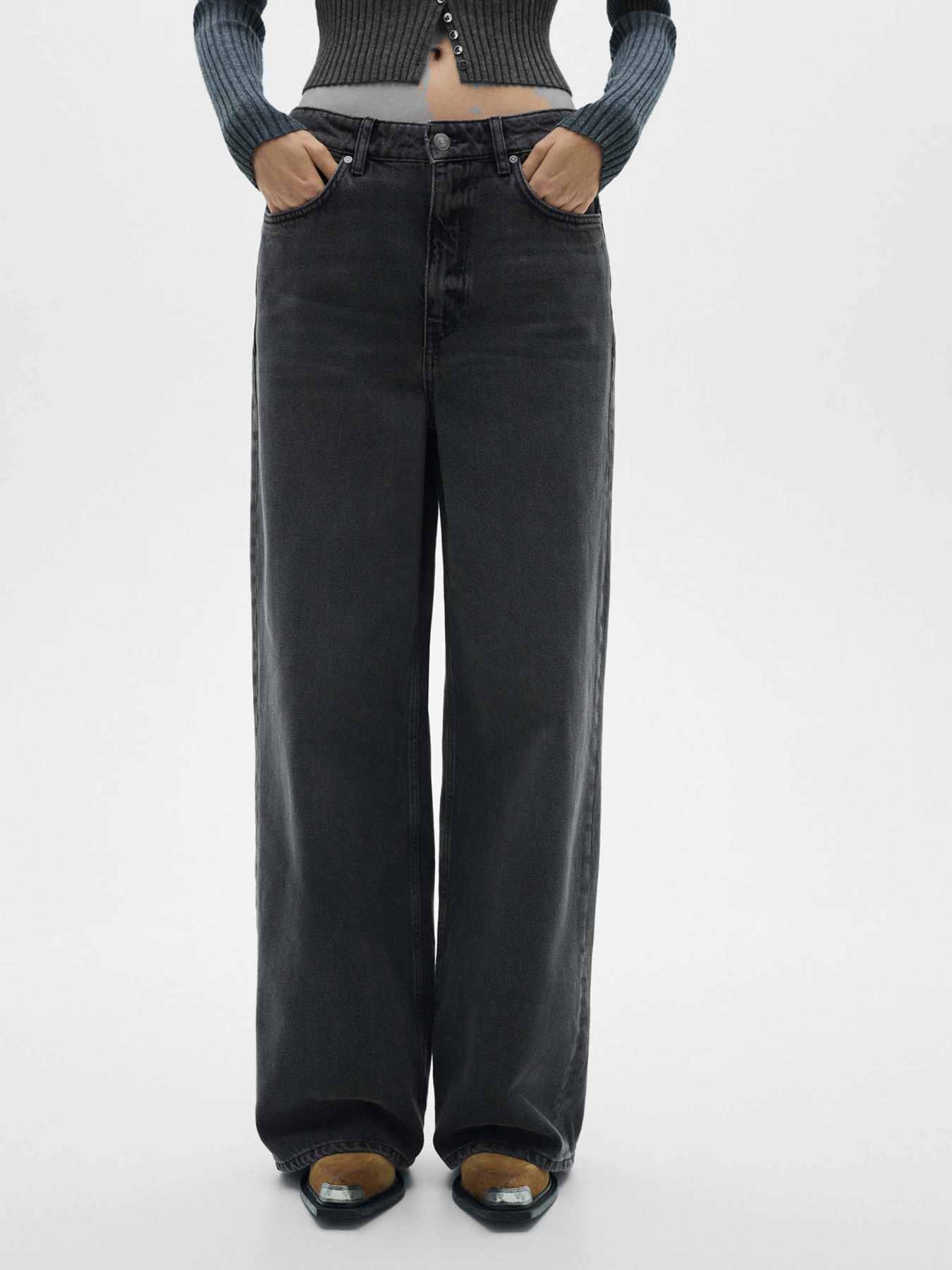 Прямые джинсы MANGO модель 77017717_TN Фото