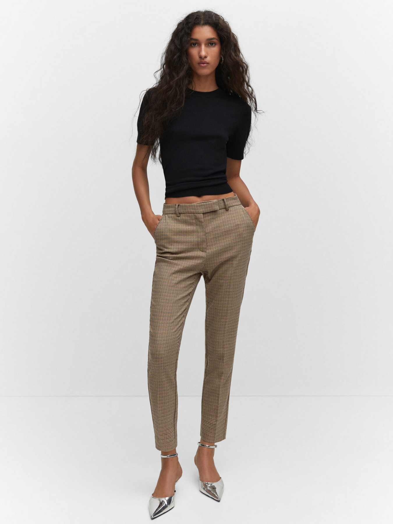 Классические штаны MANGO Warm модель 57013804_43 Фото