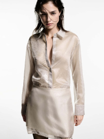 Рубашка повседневная MANGO модель 77039035_5 Рубашка повседневная MANGO модель 77039035_5 Фото