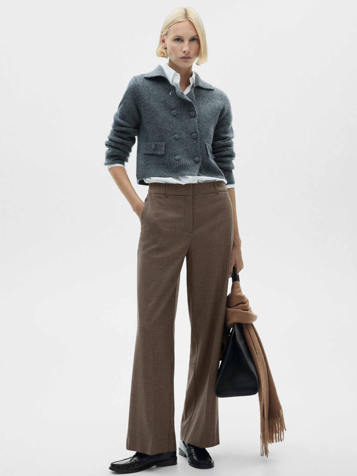 Штани класичні MANGO модель 77089241_52 Фото